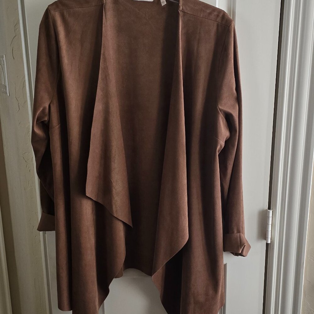 FAUX SUEDE JACKET Size XL
